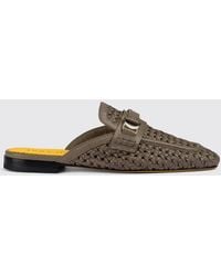 Doucal's - Braided Leather Mules - Lyst