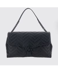 Gucci - Large Gg Marmont Quilted Nappa Shoulder Bag By - Lyst