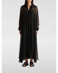 Momoní - Momon&Igrave Silk Blend Chemisier Dress - Lyst
