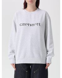 Carhartt - Cotton Blend Crew Neck Sweatshirt With Logo - Lyst