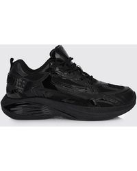 Philipp Plein - Pegasus Project Mesh And Patent Leather Sneakers - Lyst
