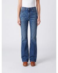 Chloé - Chlo&Eacute High-Waisted Five-Pocket Flared Jeans - Lyst