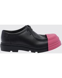 Camper - Chaussures Derby Junction Bicolores En Cuir À Bout Rond - Lyst