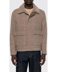 Canali - Wool-Blend Single-Breasted Short Jacket With Classic Collar And Patch Pockets - Lyst