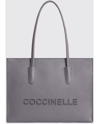 Coccinelle - Myrtha26 Medium Tumbled Leather Tote Bag With Double Handle - Lyst
