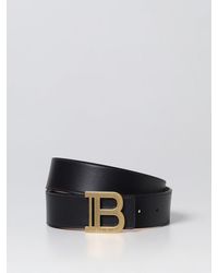 Balmain - B-belt Belt In Smooth Leather - Lyst