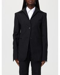 Sportmax - Pinstriped Virgin Wool Blazer - Lyst