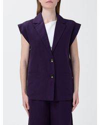 Liu Jo - Single-Breasted Viscose Blend Vest - Lyst