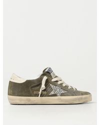Golden Goose - Super-star Sneakers In Used Suede - Lyst