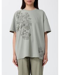 Liu Jo - Floral Cotton T-Shirt - Lyst