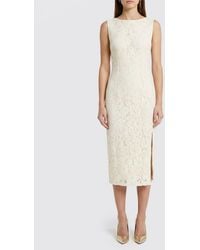 Pinko - Drupa Midi Lace Dress - Lyst