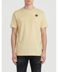 Philipp Plein - Cotton T-Shirt With Pp Monogram - Lyst