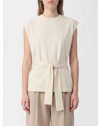 Tela - Cotton T-Shirts With Belt - Lyst