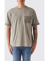 Premiata - Cotton Crew Neck T-Shirt With Patch Pocket - Lyst