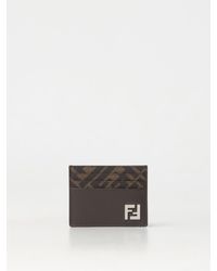 Fendi - Portacarte Squared Ff - Lyst