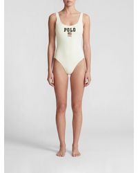 Polo Ralph Lauren - Recycled Polyester One-Piece Swimsuit - Lyst
