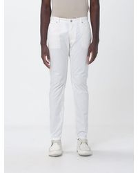 Brooksfield - Cotton Slim Fit Trousers - Lyst