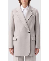 Brunello Cucinelli - Short Double-Breasted Pure Merino Wool Blazer With Peak Lapels - Lyst