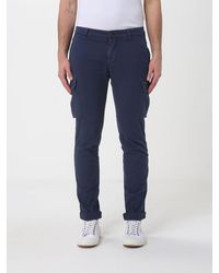 Mason's - Stretch Cotton Cargo Trousers - Lyst