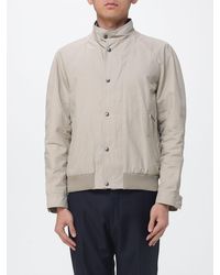 Fay - Cotton And Nylon Water Repellent Bomber Jacket - Lyst