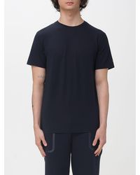 Peuterey - Cotton Blend Basic T-Shirt - Lyst