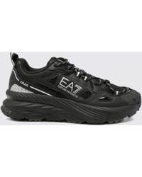 EA7 - Low-Top-Sneaker Aus Mesh Mit Chunky-Sohle Und Aufgedrucktem Logo Von - Lyst