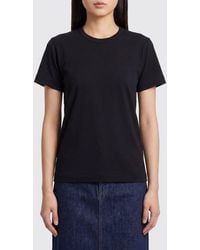 COMME DES GARÇONS PLAY - Comme Des Gar&Ccedil	Ons Play Slim Fit Cotton T-Shirt With Back Logo Print - Lyst