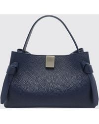 Yuzefi - Gyoza Grained Calfskin Leather Mini Bag With Shoulder Strap - Lyst