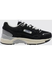 Autry - Hyperway Low-Top-Sneakers Aus Leder Und Mesh Mit Gezackter Sohle - Lyst