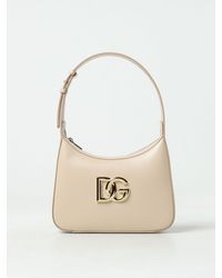 Dolce & Gabbana - Borsa in pelle con logo - Lyst