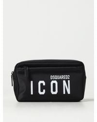 DSquared² - Beauty case in nylon con logo - Lyst