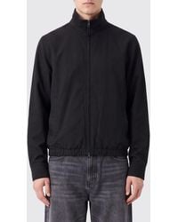 Our Legacy - Tencel Twill Windbreaker Jacket With High Neck And Zip Closure - Lyst