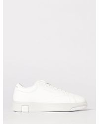 ARMANI EXCHANGE - Leather Sneakers - Lyst