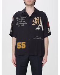 Amiri - Printed Viscose College Shirt - Lyst