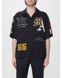 Amiri - Printed Viscose College Shirt - Lyst
