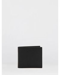 Thom Browne - Bifold-Portemonnaie Aus Genarbtem Leder Mit 4-Bar-Detail Und Innenfächern - Lyst