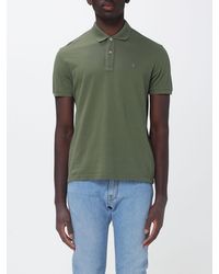 Brooksfield - Basic Cotton Polo Shirt With Logo - Lyst