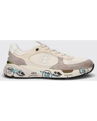 Premiata - Mase Suede And Mesh Sneakers - Lyst