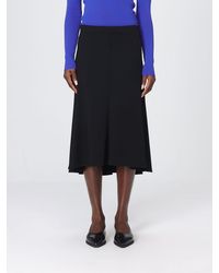 Jil Sander - Viscose Blend Skirt - Lyst