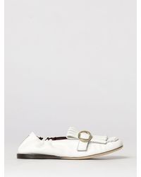 Paul Smith - Leather Loafers With Fringes - Lyst