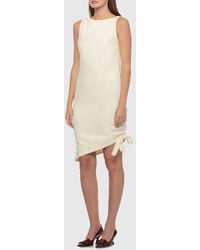 Carolina Herrera - Off-The-Shoulder Virgin Wool Knit Mini Dress - Lyst