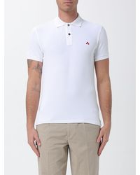 Peuterey - Technical Fabric Polo With Logo - Lyst