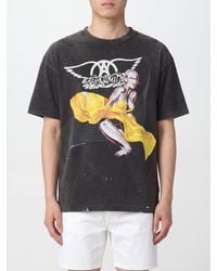 SAINT Mxxxxxx - Graphic Print Cotton T-Shirt With Dropped Shoulders - Lyst