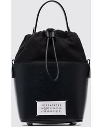 Maison Margiela - 5Ac Mini Grained Leather Bucket Bag - Lyst