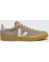 Veja - Campo Low-Top Suede Sneakers With Contrast Logo - Lyst