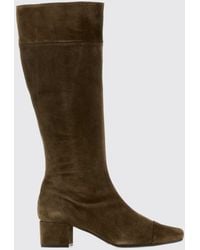 CAREL PARIS - Malaga Suede Knee-High Boots With Low Heel - Lyst