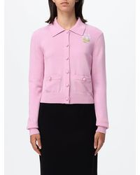 Self-Portrait - Floral Embroidered Wool And Silk Knit Cardigan - Lyst