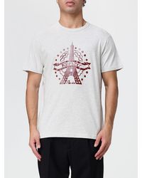 KENZO - Crewneck Cotton T-Shirt With Contrasting Graphic Logo Print On The Front - Lyst