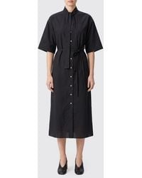 Lemaire - Cotton And Silk Chemisier Dress - Lyst