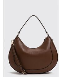 Twinset - Faux Leather Hobo Bag With Removable And Adjustable Strap - Lyst